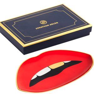 JONATHAN ADLER LIPS TRINKET TRAY